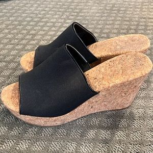 Vince Camuto Cork Wedge Heel Sandal - Size 7